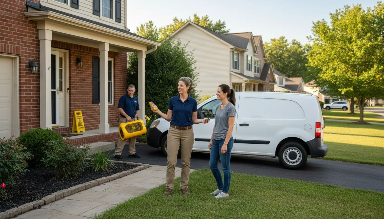 Residential water damage restoration in Florida, NY